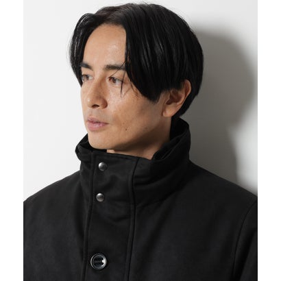 ナノ・ユニバース NANO universe 「”My”西川ダウン（R）」フェイクスエードダウン （ブラック）｜詳細画像