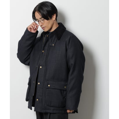 ナノ・ユニバース NANO universe 「”My”西川ダウン（R）」ウールデニムハンティングダウン （ネイビー）｜詳細画像
