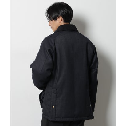 ナノ・ユニバース NANO universe 「”My”西川ダウン（R）」ウールデニムハンティングダウン （ネイビー）｜詳細画像