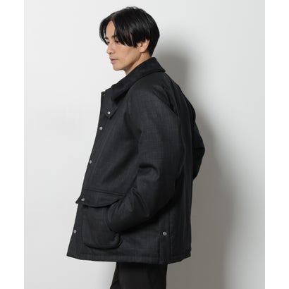 ナノ・ユニバース NANO universe 「”My”西川ダウン（R）」ウールデニムハンティングダウン （ネイビー）｜詳細画像