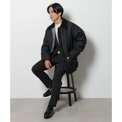 ナノ・ユニバース NANO universe 「”My”西川ダウン（R）」ウールデニムハンティングダウン （ネイビー）｜詳細画像