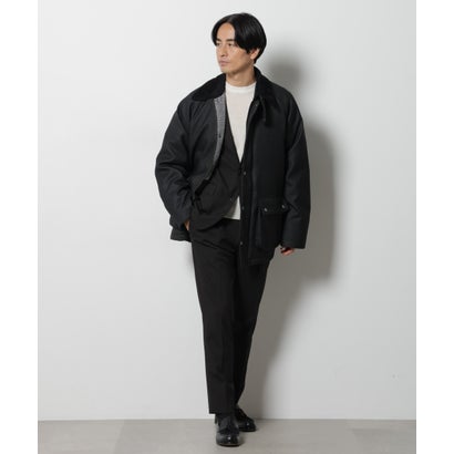 ナノ・ユニバース NANO universe 「”My”西川ダウン（R）」ウールデニムハンティングダウン （ネイビー）｜詳細画像