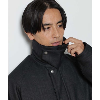 ナノ・ユニバース NANO universe 「”My”西川ダウン（R）」ウールデニムハンティングダウン （ブラック）｜詳細画像