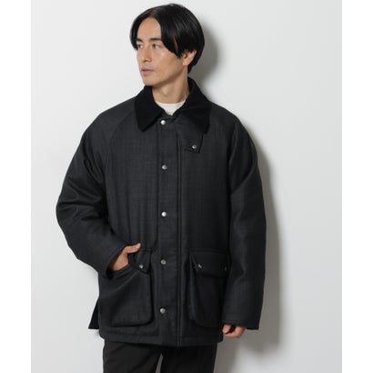 ナノ・ユニバース NANO universe 「”My”西川ダウン（R）」ウールデニムハンティングダウン （ブラック）｜詳細画像