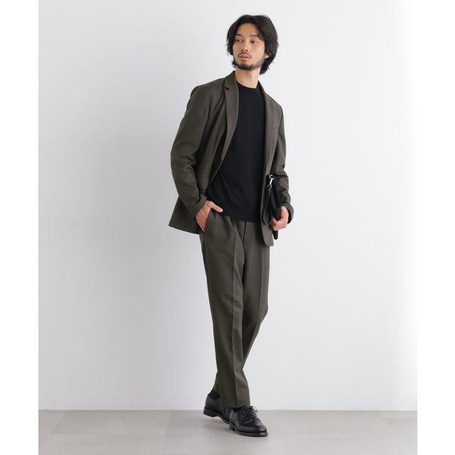 「Damerino」WOLSTAR（R）ツイルストレッチセッ （ブラウン）