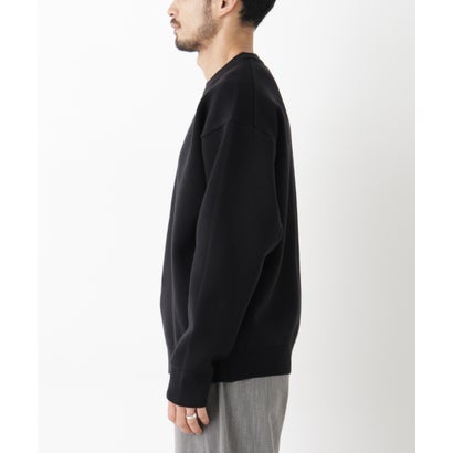 ウォッシャブルハイゲージダブルフェイスニット （チャコール3）｜詳細画像