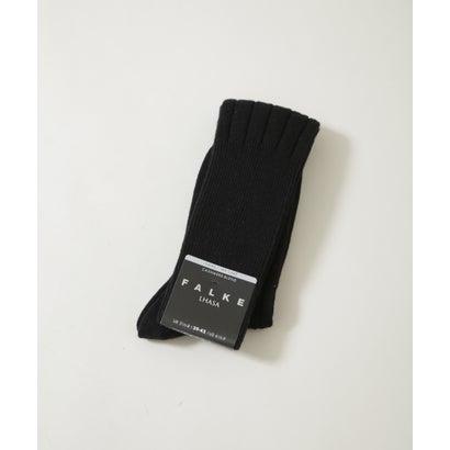 ナノ・ユニバース NANO universe LHASA RIB KneeーHigh Socks （ブラック）｜詳細画像