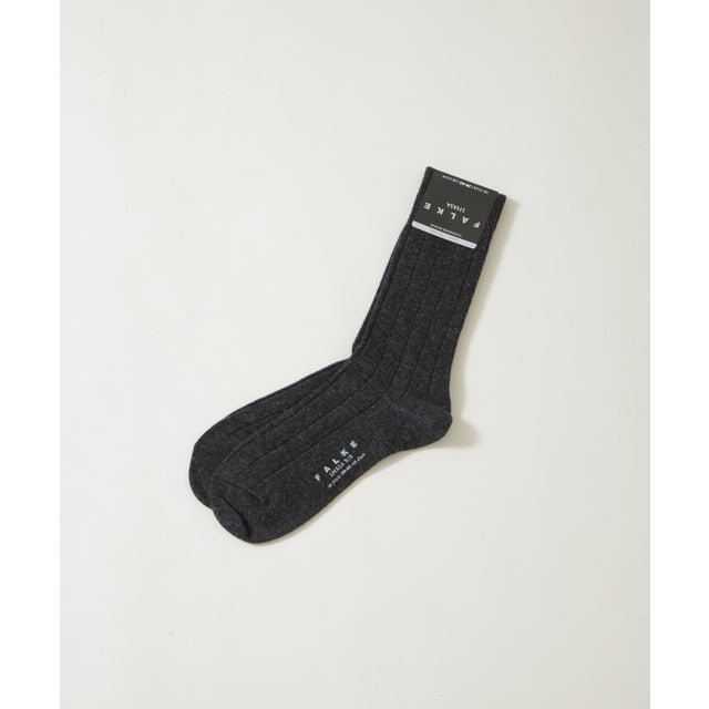 Lhasa Rib Socks （チャコール3）