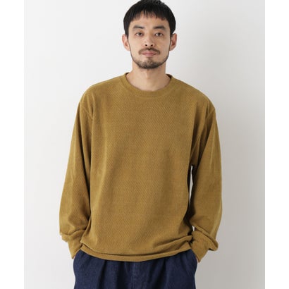 NORMANBROS モールカットプルオーバー 長袖 （ブラウン）｜詳細画像