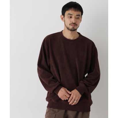 NORMANBROS モールカットプルオーバー 長袖 （ブラウン）｜詳細画像