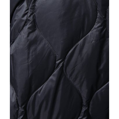 MILITARY WーZIP HOOD DOWN JKT （ブラック）｜詳細画像