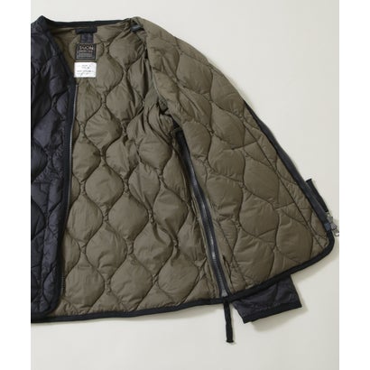 MILITARY WーZIP V NECK DOWN JKT （ブラック）｜詳細画像