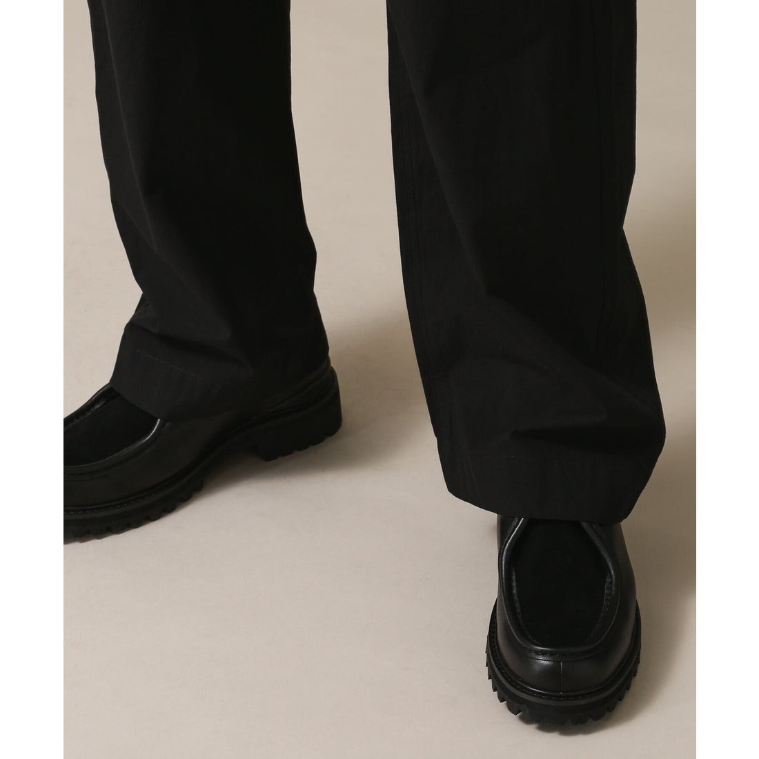 nano・universe TRUE COTTON イージーワイドパンツ(セットアップ対応) ブラック -靴＆ファッション通販  ロコンド〜自宅で試着、気軽に返品