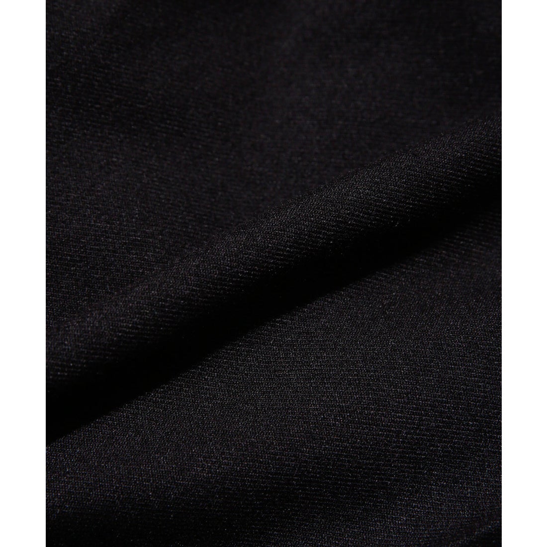 NANO universe カルゼTRテーパードパンツ ブラック -ファッション通販