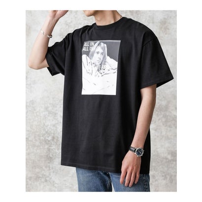 ナノ・ユニバース NANO universe KENJI KUBO フォトTシャツ Kurt （ブラック）｜詳細画像