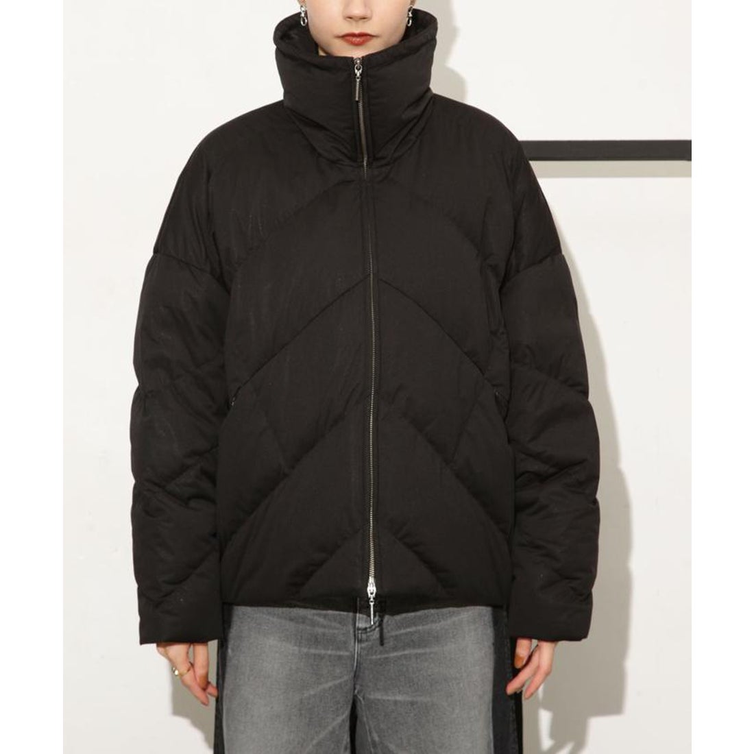 ナノ・ユニバース NANO universe 6×1 COPENHAGEN/HIGH COLLAR DOWN