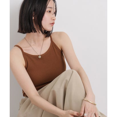 抗菌防臭リブカップ付きアメスリキャミ （ブラック）｜詳細画像
