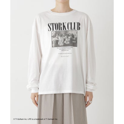 ナノ・ユニバース NANO universe LIFE LS shirts STORKCLUB （ホワイト）｜詳細画像