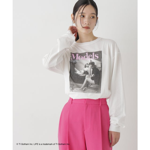 LIFE LS shirts Models （ホワイト）