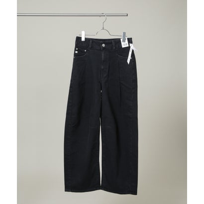 SOMETHING/HANA TUCK CURVE TAPERED （ブラウン）｜詳細画像