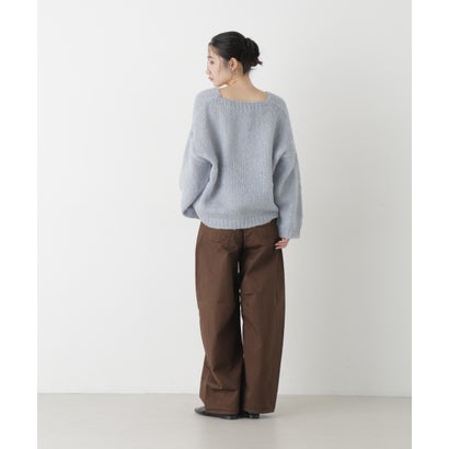 SOMETHING/HANA TUCK CURVE TAPERED （ブラウン）｜詳細画像