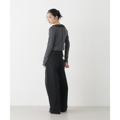 SOMETHING/HANA TUCK CURVE TAPERED （ブラウン）｜詳細画像