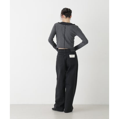 SOMETHING/HANA TUCK CURVE TAPERED （ブラウン）｜詳細画像