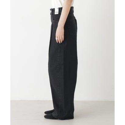 SOMETHING/HANA TUCK CURVE TAPERED （ブラウン）｜詳細画像