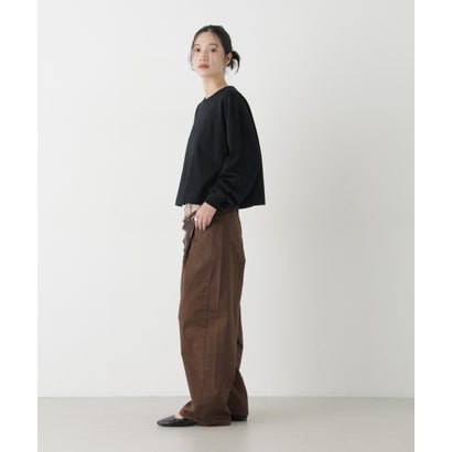 SOMETHING/HANA TUCK CURVE TAPERED（ブラック）｜詳細画像