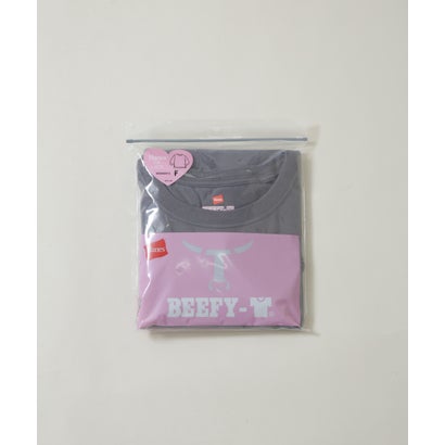 Hanes/1P BEEFY-T for HER ロングスリーブミドルT （ミディアムグレー6）｜詳細画像