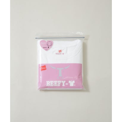 Hanes/1P BEEFY-T for HER ロングスリーブミドルT （ミディアムグレー6）｜詳細画像