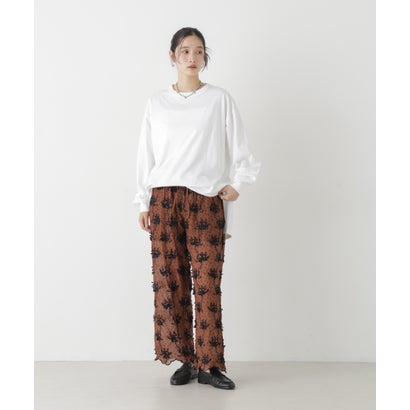 Hanes/1P BEEFY-T for HER ロングスリーブミドルT （ホワイト）｜詳細画像