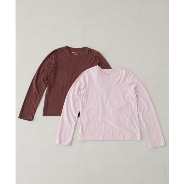 Hanes/2P Japan Fit for HER ロングスリーブT （パターン21）