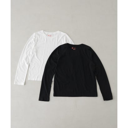 Hanes/2P Japan Fit for HER ロングスリーブT （パターン1）｜詳細画像