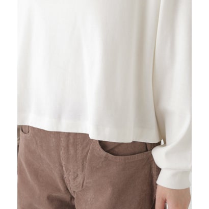 Hanes/1P SHIRO for HER クロップドワイドT （ホワイト）｜詳細画像