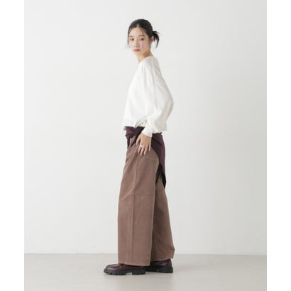 Hanes/1P SHIRO for HER クロップドワイドT （ホワイト）｜詳細画像