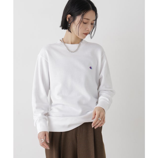 Champion/CREW NECK SWEATSHIRT （ホワイト）