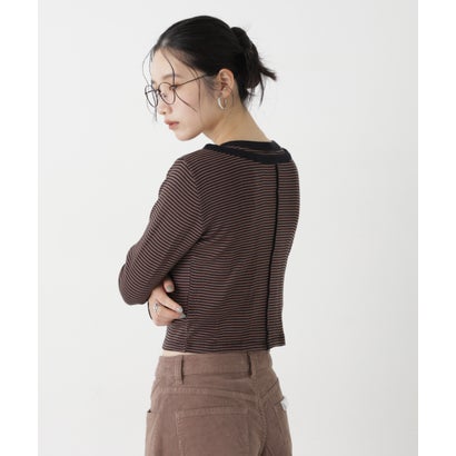 ナノ・ユニバース NANO universe Robert P. Miller/Prib Layer cardigan （ブラウン）｜詳細画像