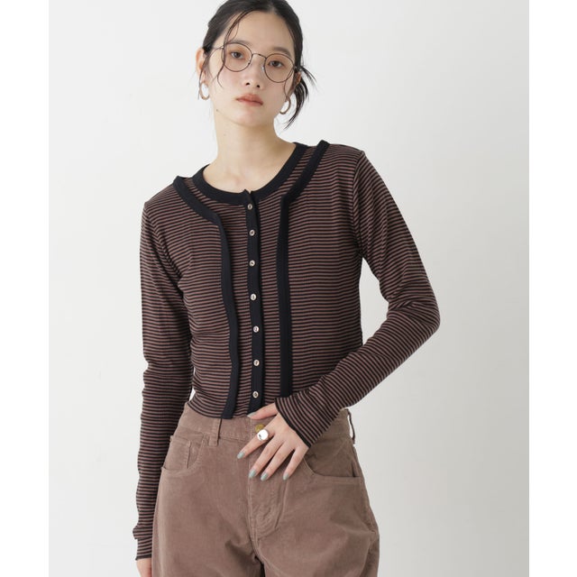 Robert P. Miller/Prib Layer cardigan （ブラウン）