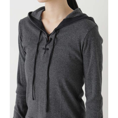 Robert P. Miller/Prib Henley hoodie （ブラウン）｜詳細画像