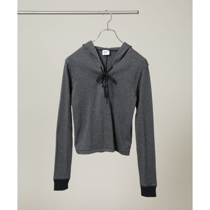 Robert P. Miller/Prib Henley hoodie （ブラウン）｜詳細画像