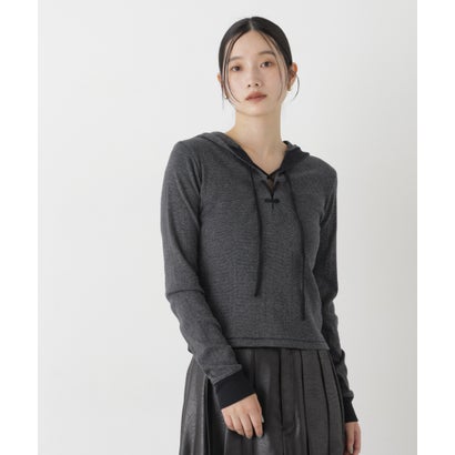 Robert P. Miller/Prib Henley hoodie （ブラウン）｜詳細画像
