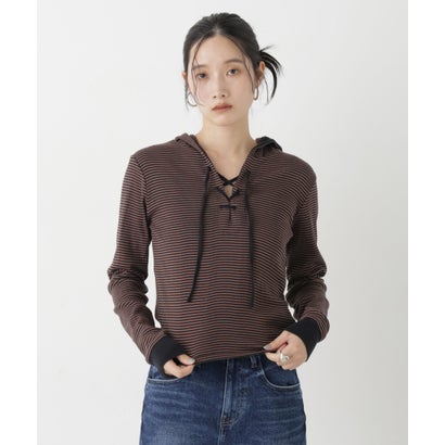 Robert P. Miller/Prib Henley hoodie （グレー）｜詳細画像