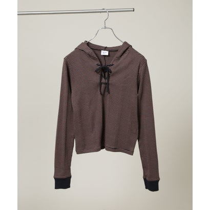 Robert P. Miller/Prib Henley hoodie （グレー）｜詳細画像