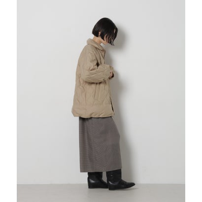 ナノ・ユニバース NANO universe 「“My”西川ダウン（R）」2WAYカラーキルティングダウン （ベージュ）｜詳細画像