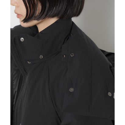ナノ・ユニバース NANO universe 「“My”西川ダウン（R）」バラクラバフードロングダウン （カーキ）｜詳細画像