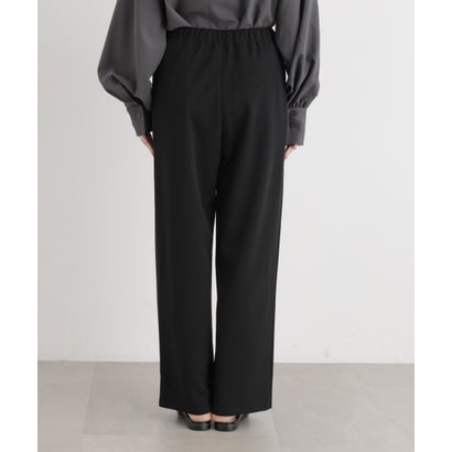 ナノ・ユニバース NANO universe ストレッチカットジョーゼットイージーワイドパンツ （ライトベージュ1）｜詳細画像