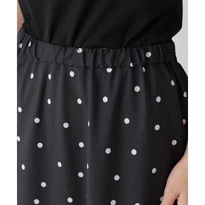 ナノ・ユニバース NANO universe ランダムドットフレアマキシスカート （ブラウン）｜詳細画像