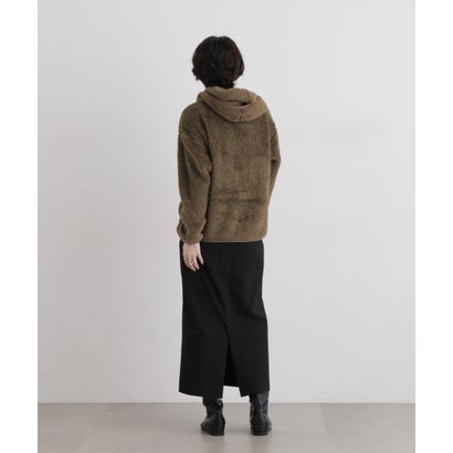 ZIP HOODED JACKET （ブラウン）｜詳細画像