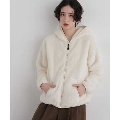 ZIP HOODED JACKET （ブラウン）｜詳細画像